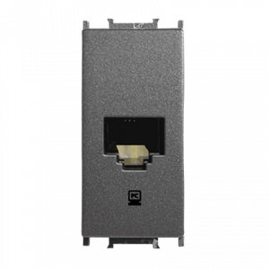 Panasonic Thea Modüler Füme Data Prizi Cat6 Mekanizma + Kapak 1M