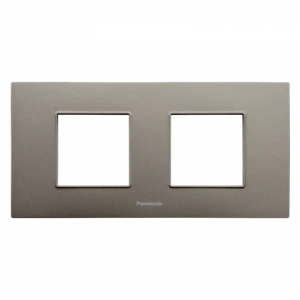 Panasonic Thea Slenda 2X2M Antrasit İkili Çerçeve