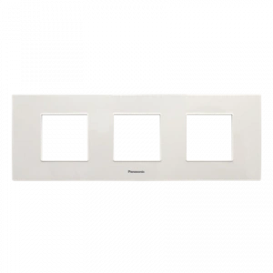 Panasonic Thea Slenda 3X2M Opak Beyaz Üçlü Çerçeve