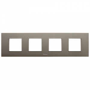 Panasonic Thea Slenda 4X2M Antrasit Dörtlü Çerçeve