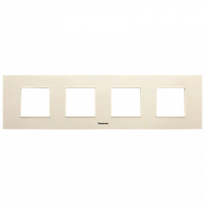 Panasonic Thea Slenda 4X2M Krem Dörtlü Çerçeve