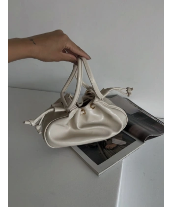 GİNNY MODEL KREM ÇANTA