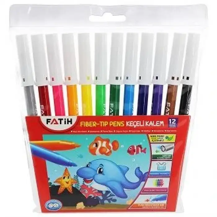 Fatih Keçeli Boya Kalemi 12 Li