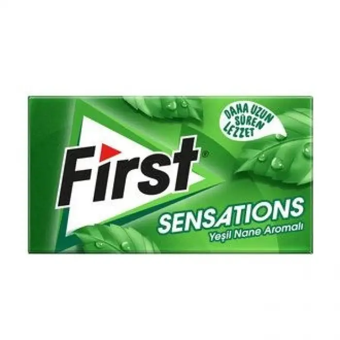 First Sensations Yeşil Nane Aromalı Sakız 27 G