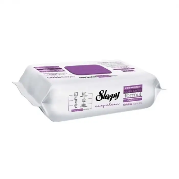 Sleepy Easy Clean Orkide Bahçesi Yüzey Temizlik Havlusu 100 Yaprak