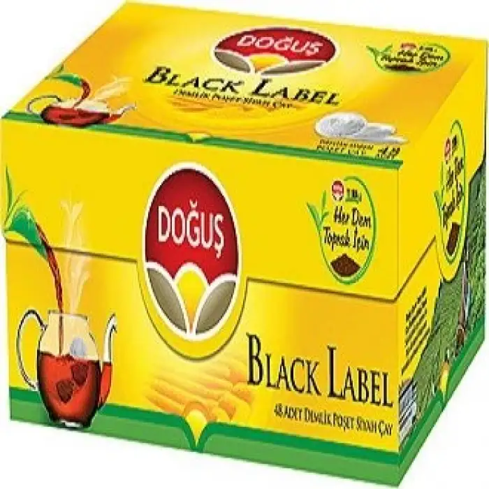 Doğuş Black Label Demlik Poşet Çay 48 Adet 153 G