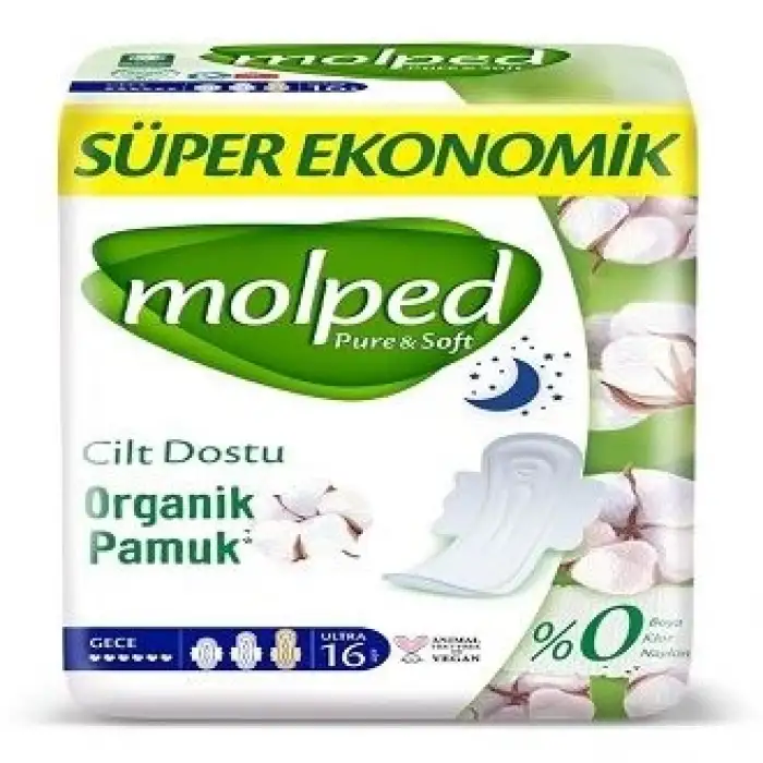 Molped Pure Soft Süper Eko Gece 16lı