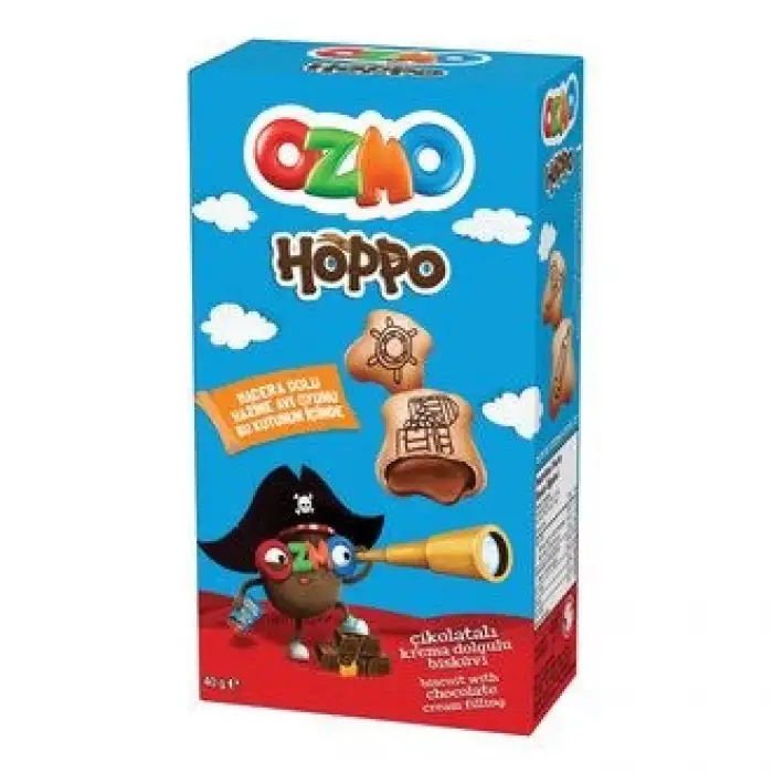 Ozmo Hoppo Çikolatalı Krema Dolgulu Bisküvi 40 G