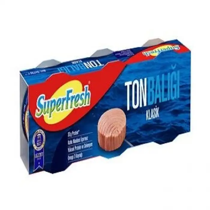 Superfresh Ayçiçek Yağlı Ton Balığı 3x75 G