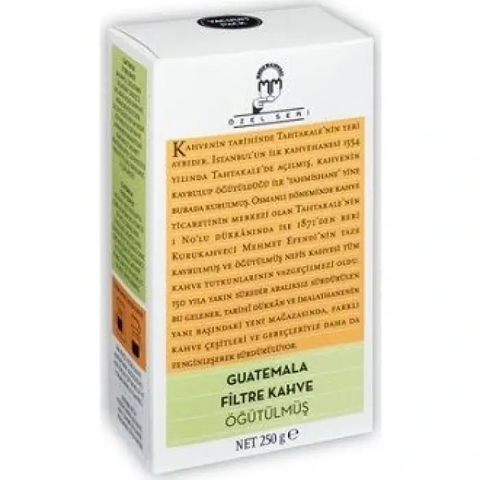 Kurukahveci Mehmet Efendi Guatemala Filtre Kahve 250 Gr