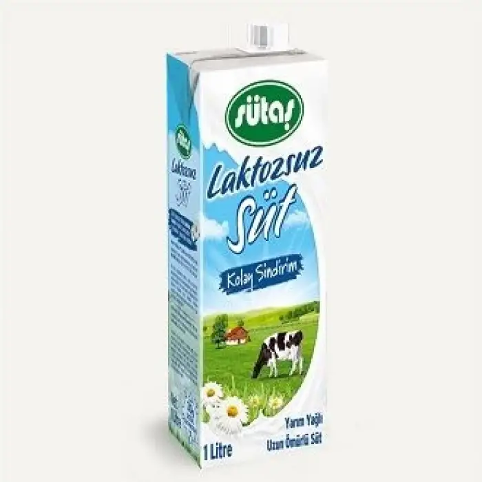 Sütaş Laktozsuz Süt 1 Lt