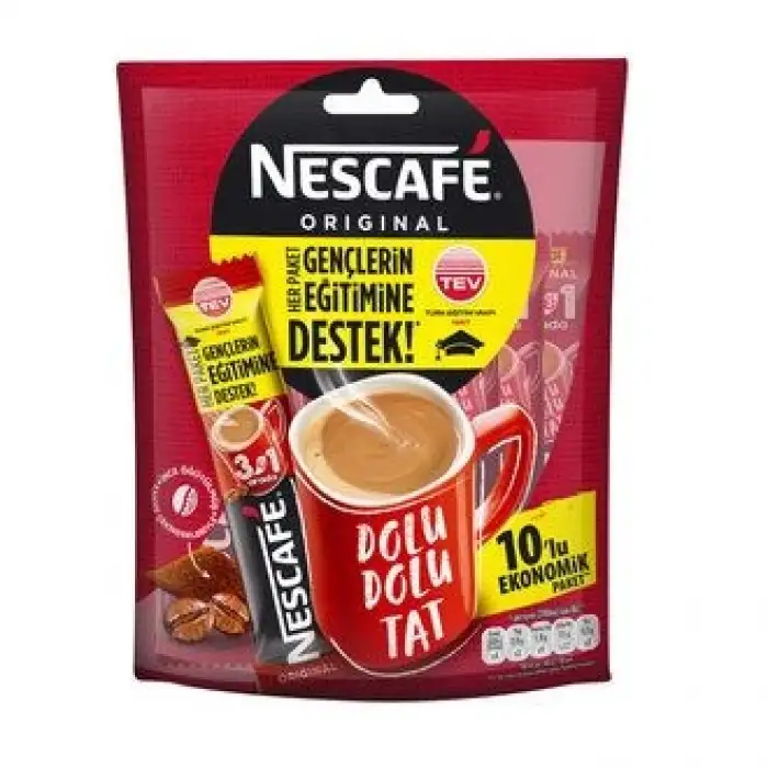 Nescafe 3 ü 1 Arada 17.5 G x 10 lu Paket