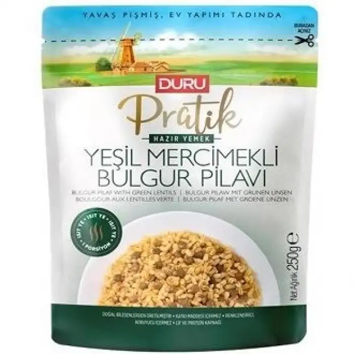 Duru Pratik Mercimekli Bulgur Pilav 250 Gr