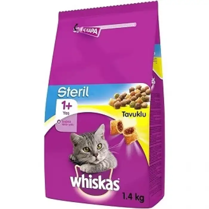 Whiskas Tavuklu Yetişkin Kedi Maması 1,4 Kg
