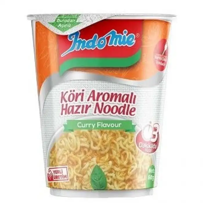 İndomie Noodle Bardak Körili 60 Gr