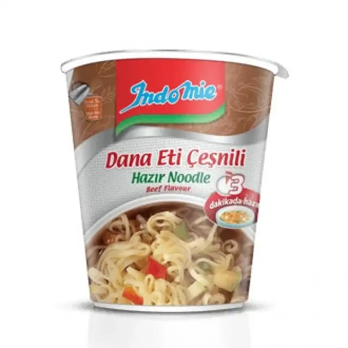 İndomie Noodle Bardak Etli 60 Gr