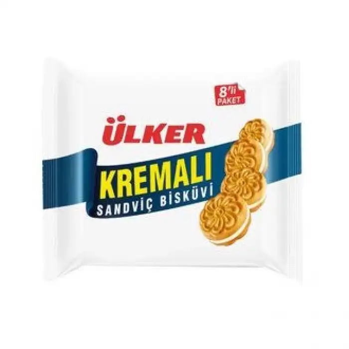 Ülker Kremalı Sandviç Bisküvi 8 li 488 G