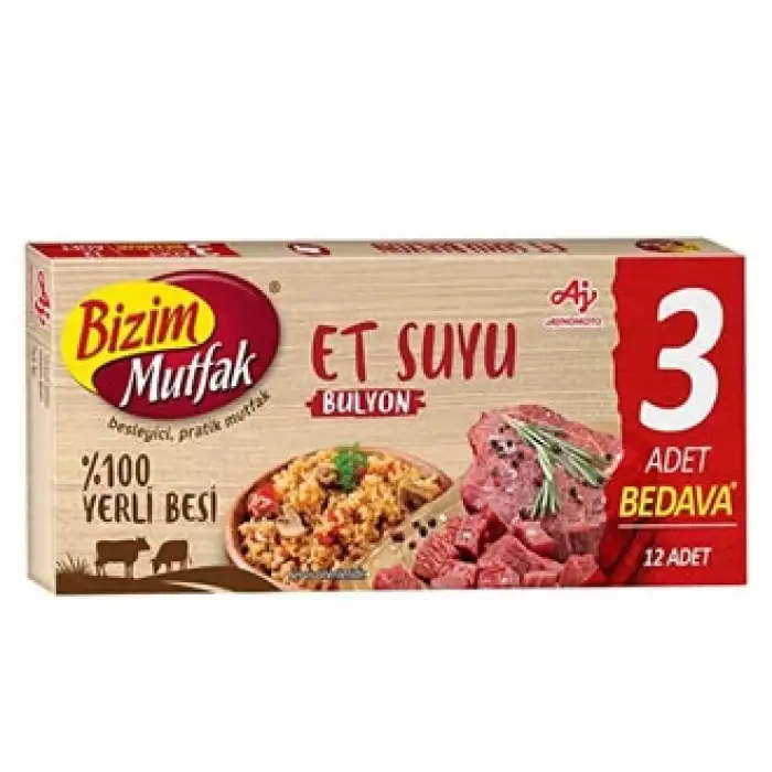Bizim Mutfak Besi Eti Bulyon 120gr