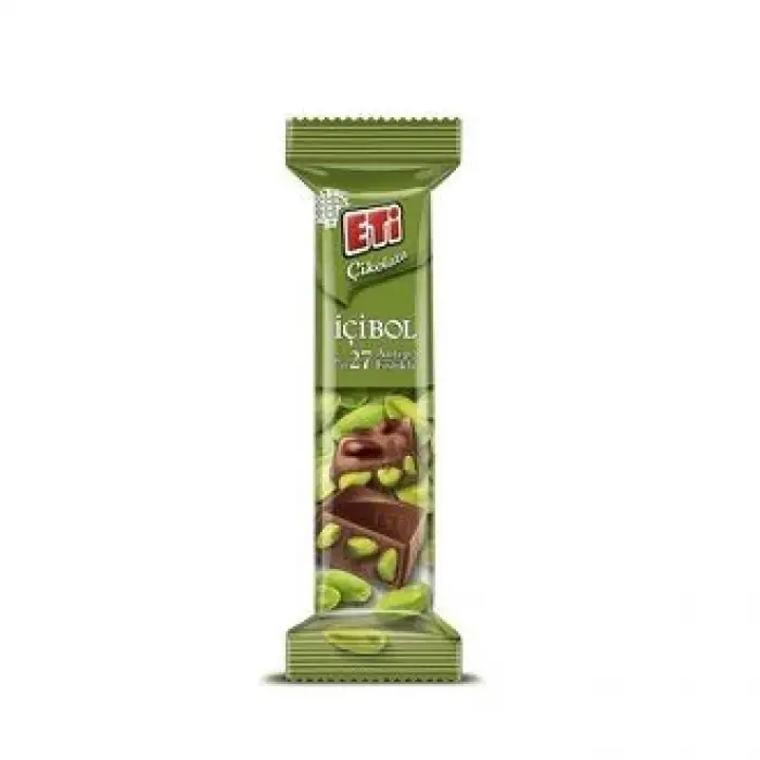 Eti Sütlü Çikolata Keyfi Antep Fıstıklı Çikolata 30 G