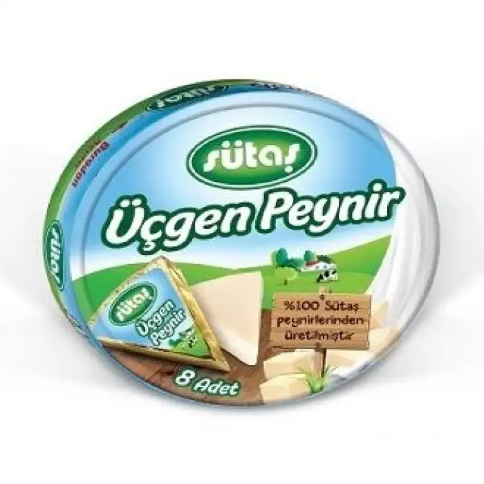 Sütaş Üçgen Peynir 8 Adet 115gr