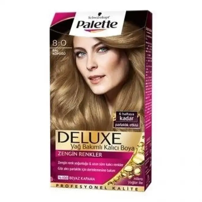 Palette Deluxe Bal Köpüğü 8-0 Saç Boyası