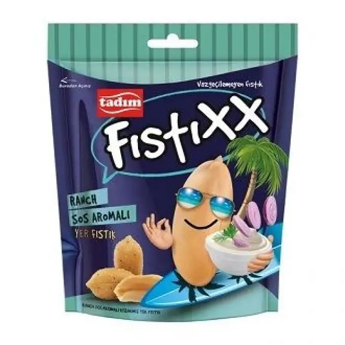 Tadım Fıstıx Ranch Soslu Fıstık 75 Gr