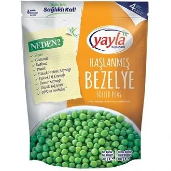 Yayla Haşlanmış Bezelye 700 Gr