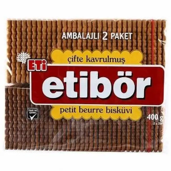 Eti Petibör Çifte Kavrulmuş Bisküvi 400 Gr