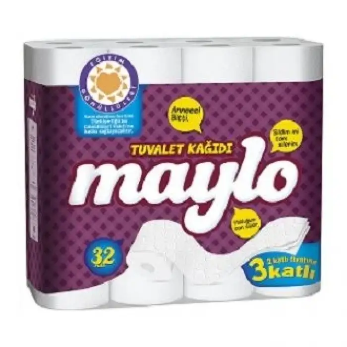Maylo Tuvalet Kağıdı 3 Katlı 32 Li