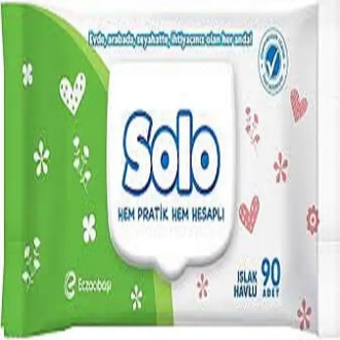 Solo Islak Havlu Kapaklı 90 Lı