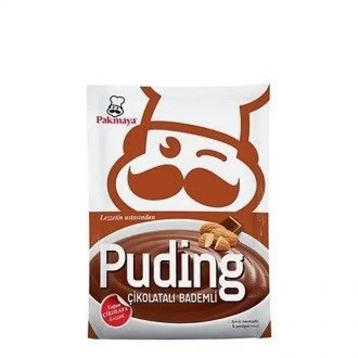 Pakmaya Puding Çikolatalı Bademli 105 Gr
