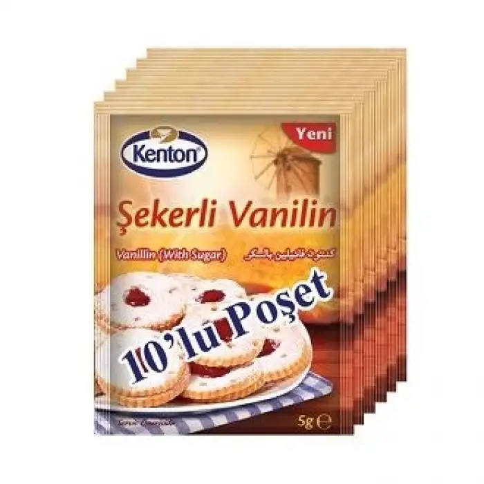 Kenton Şekerli Vanilin 10 Lu