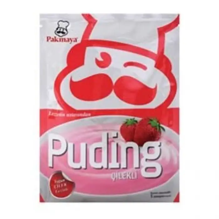 Pakmaya Puding Çilekli 125 Gr