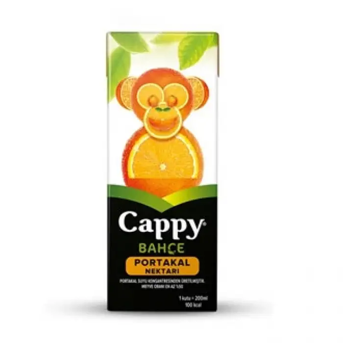 Cappy Bahçe Portakal Nektari 200 Ml Kutu