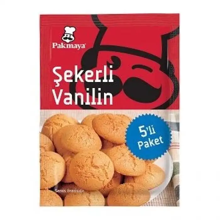 PAKMAYA 5Lİ ŞEKERLİ VANİLİN