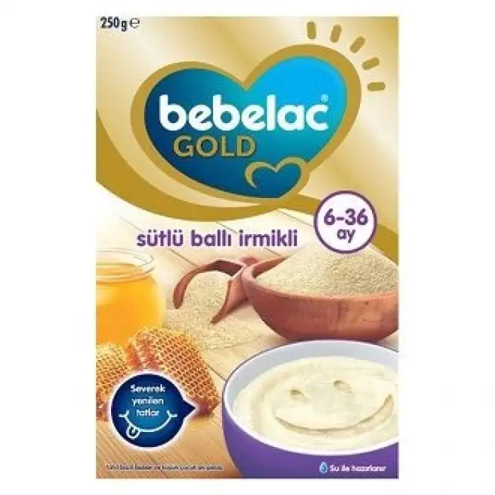 Bebelac Gold Sütlü Meyveli İrmikli 250gr
