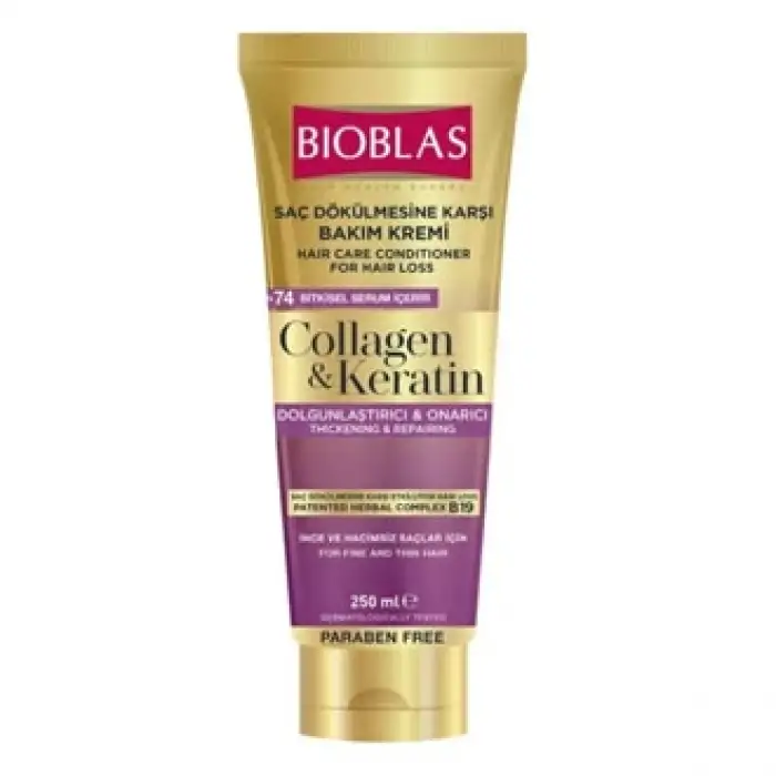 Bioblas Saç Kremi Collagen Keratin Saç Dökülmesine Karşı 200 ml