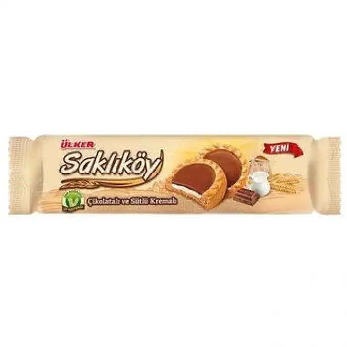 Ülker Saklıköy Çikolata Ve Sütlü Kremalı 100 GR