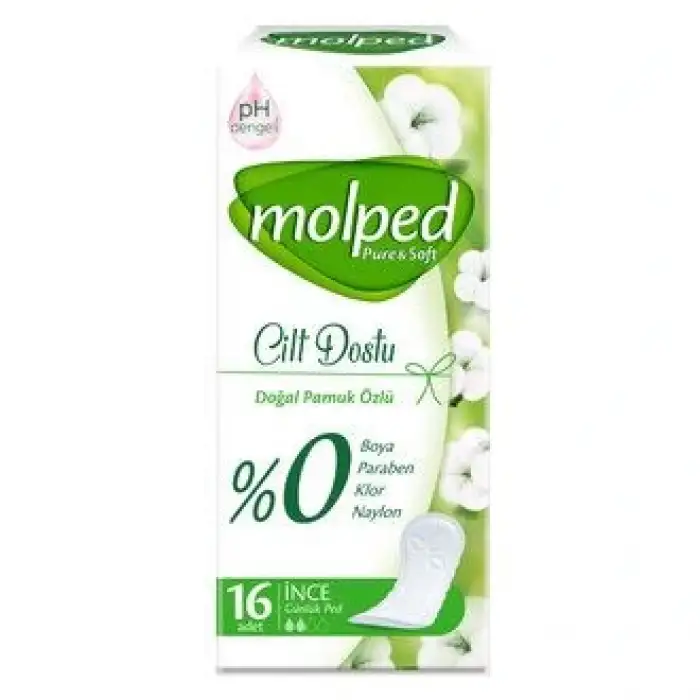 Molped Pure&Soft Günlük Ped 16 Lı