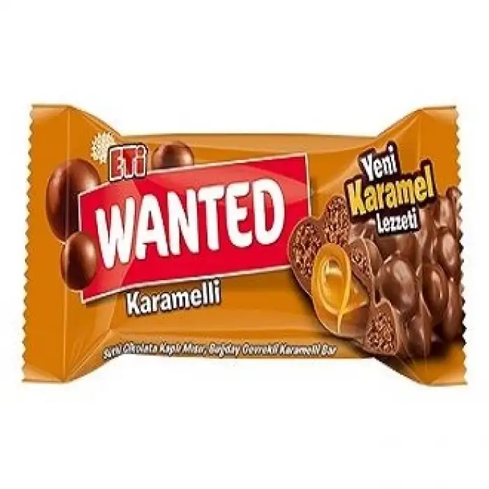 Eti Wanted Karamelli Gofret 22 GR