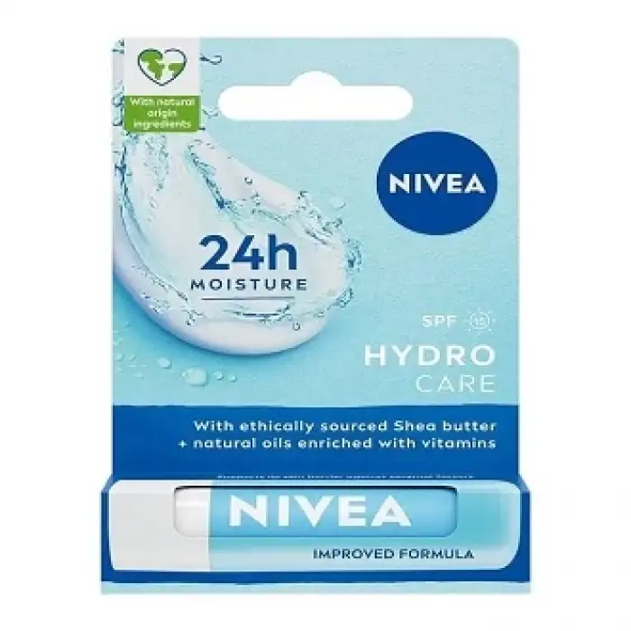 Nivea Hydro Care SPF 15 Dudak Bakım Kremi 4.8 Gr