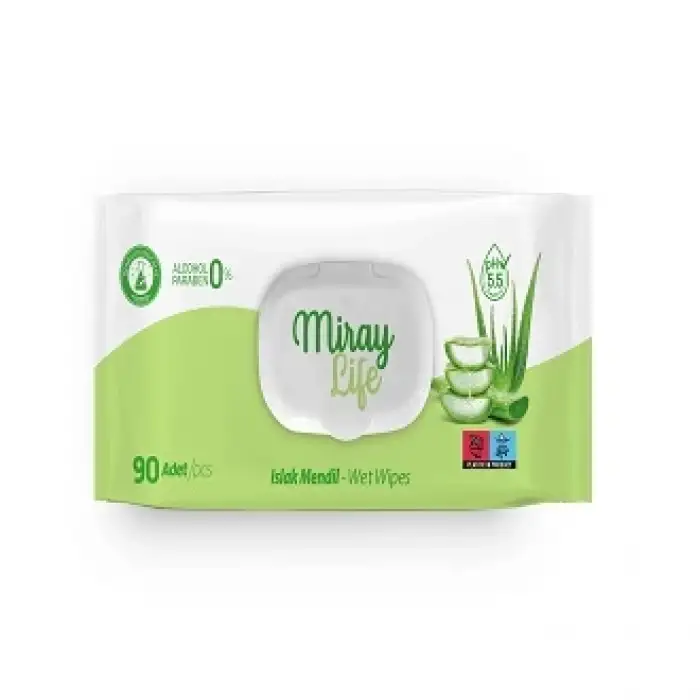 Miray Islak Havlu Aloe Vera 90 Lı