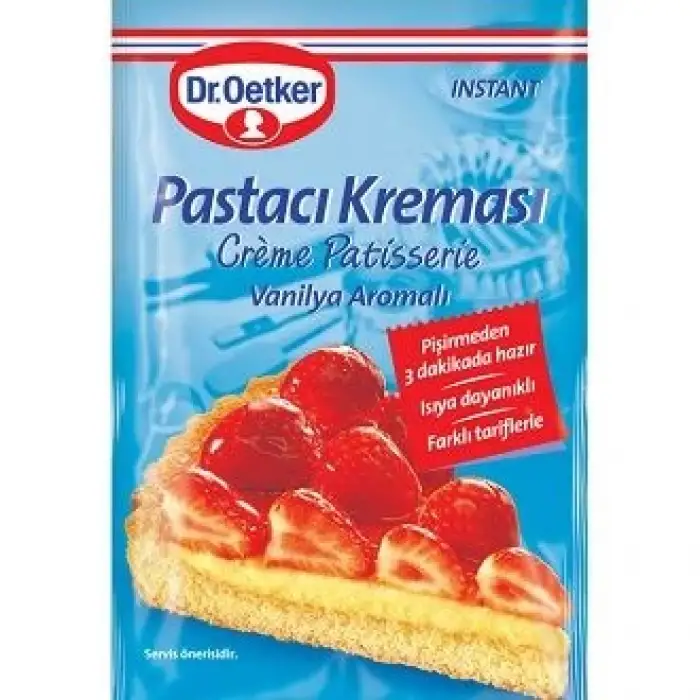 Dr.Oetker Pastacı Kreması Instant Vanilya Aromalı 55 G