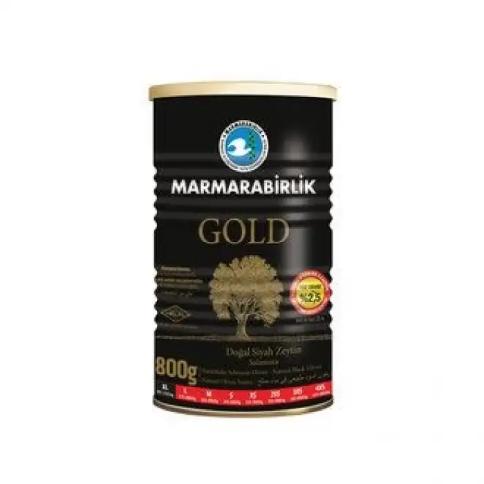 Marmarabirlik Gold Teneke Zeytin 800 G (XL)