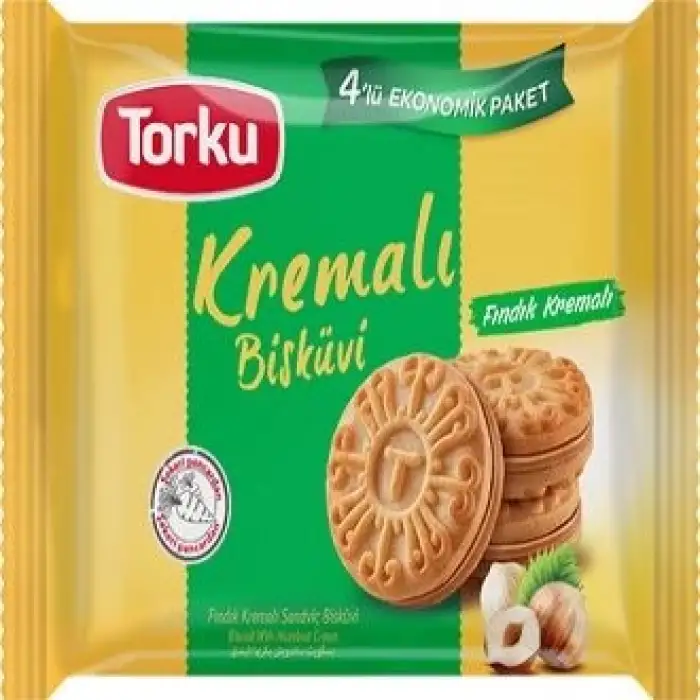 Torku Fındık Kremalı Bisküvi 4X61 Gr