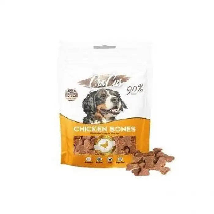 Crocus Bones Tavuklu Tahılsız Köpek Ödülü 80 Gr