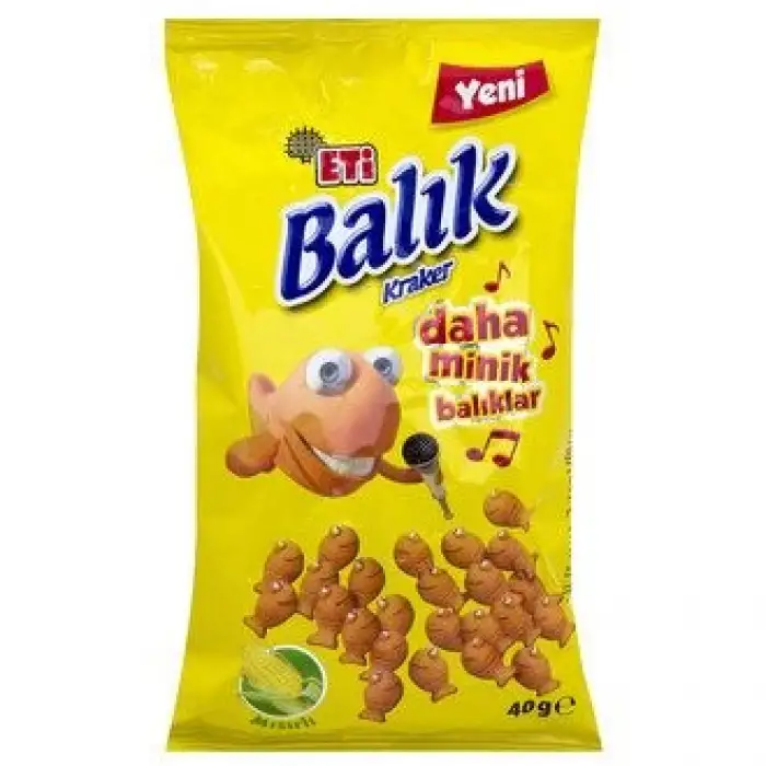Eti Balık Mini Mısırlı Kraker 40 G