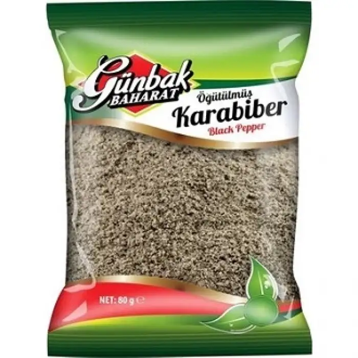 Günbak Karabiber Biber Toz 80 G