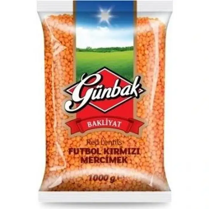 Günbak Kırmızı Mercimek 1000 G