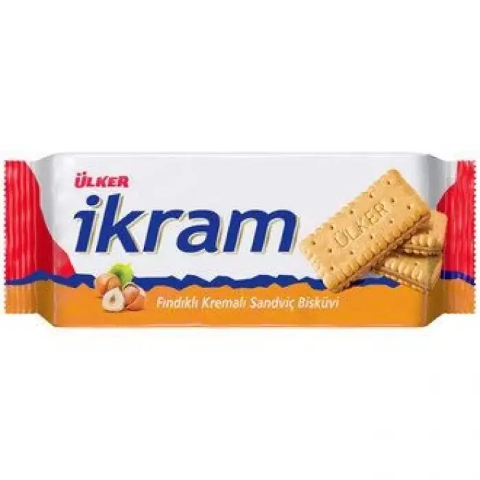 Ülker İkram Kremalı Bisküvi Fındıklı 84 GR